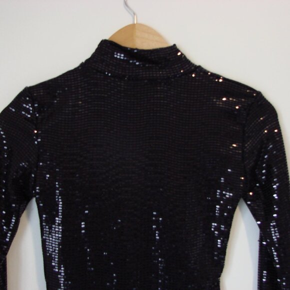 EGO Black Sequin Cut Out Mini Dress Holiday Party BRAND NEW WITH TAGS NWT NEW 8 - Picture 15 of 16